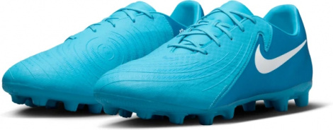 Бутсы Nike PHANTOM GX II ACADEMY FG/MG голубые FD6723-400