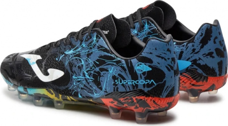 Бутcи Joma SUPER COPA чорно-синьо-жовтогарячі SUPS2441FG