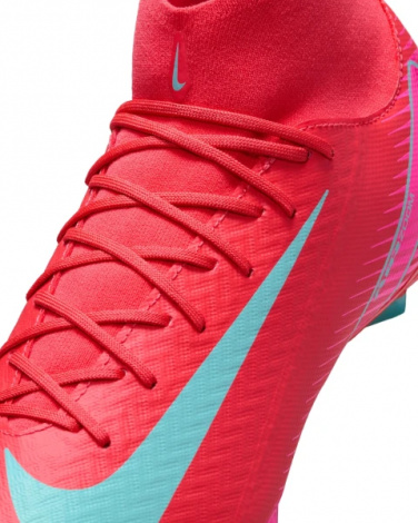 Бутси Nike MERCURIAL ZOOM SUPERFLY 10 ACADEMY FG/MG червоно-рожево-бірюзові FQ1456-800