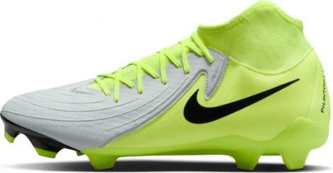 Бутси Nike PHANTOM LUNA II ACADEMY FG/MG срібно-лаймові FD6725-003