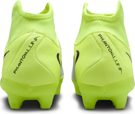 Бутси Nike PHANTOM LUNA II ACADEMY FG/MG срібно-лаймові FD6725-003