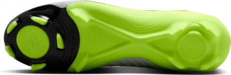 Бутси Nike PHANTOM LUNA II ACADEMY FG/MG срібно-лаймові FD6725-003