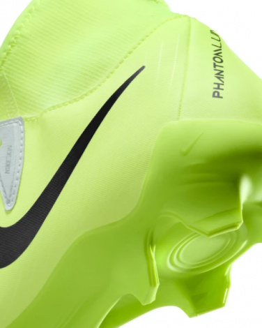 Бутси Nike PHANTOM LUNA II ACADEMY FG/MG срібно-лаймові FD6725-003