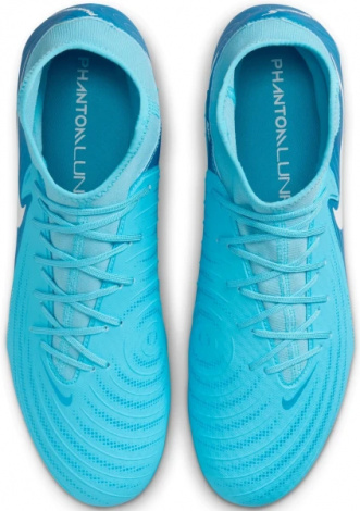Бутси Nike PHANTOM LUNA II ACADEMY FG/MG блакитні FD6725-400