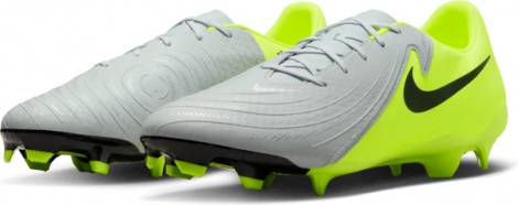 Бутси Nike PHANTOM GX II ACADEMY FG/MG срібно-лаймові FD6723-003
