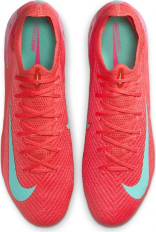 Бутси Nike MERCURIAL ZOOM VAPOR 16 ELITE SG-PRO червоно-рожево-бірюзові FQ8688-800