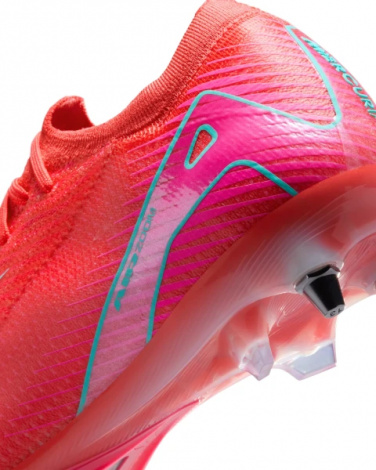 Бутси Nike MERCURIAL ZOOM VAPOR 16 ELITE SG-PRO червоно-рожево-бірюзові FQ8688-800