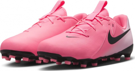 Бутсы детские Nike JR PHANTOM GX II ACADEMY FG/MG розовые FD6722-600