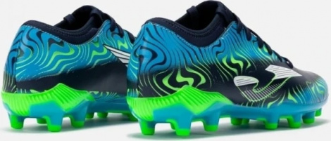 Бутси Joma EVOLUTION темно-синьо-блакитно-салатові EVOS2503FG