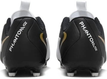 Бутси дитячі Nike JR PHANTOM GX II ACADEMY FG/MG біло-чорні FD6722-100