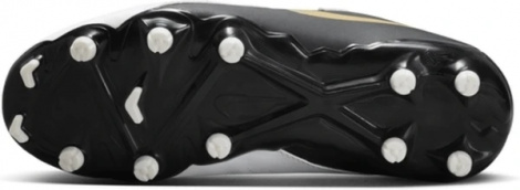 Бутси дитячі Nike JR PHANTOM GX II ACADEMY FG/MG біло-чорні FD6722-100