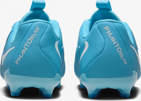 Бутси дитячі Nike JR PHANTOM GX II ACADEMY FG/MG блакитні FD6722-400