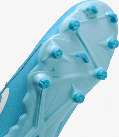 Бутси дитячі Nike JR PHANTOM GX II ACADEMY FG/MG блакитні FD6722-400