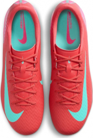 Бутси Nike MERCURIAL ZOOM VAPOR 16 ACADEMY FG/MG червоно-рожево-бірюзові FQ8374-800