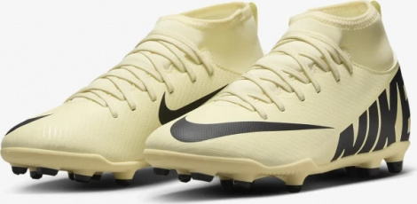 Бутси дитячі Nike JR MERCURIAL SUPERFLY 9 CLUB FG/MG жовті DJ5959-700