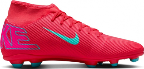 Бутси Nike MERCURIAL SUPERFLY 10 CLUB FG/MG червоно-рожево-бірюзові FQ8314-800