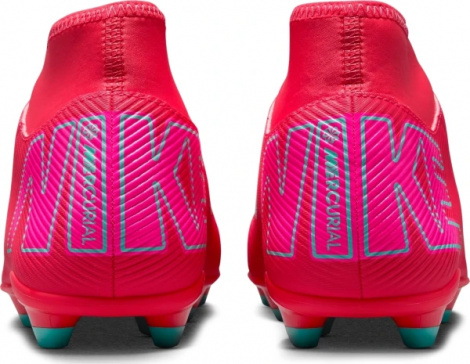 Бутси Nike MERCURIAL SUPERFLY 10 CLUB FG/MG червоно-рожево-бірюзові FQ8314-800