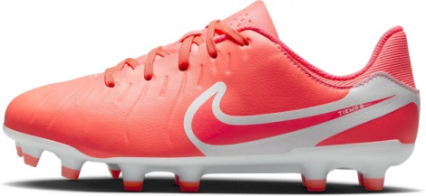 Бутси дитячі Nike JR TIEMPO LEGEND 10 ACADEMY FG/MG коралові DV4348-800