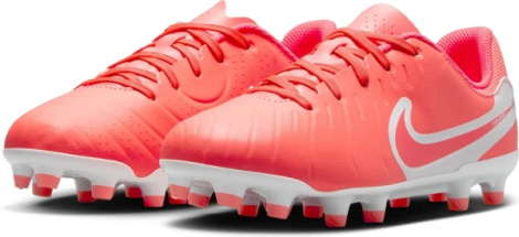 Бутси дитячі Nike JR TIEMPO LEGEND 10 ACADEMY FG/MG коралові DV4348-800