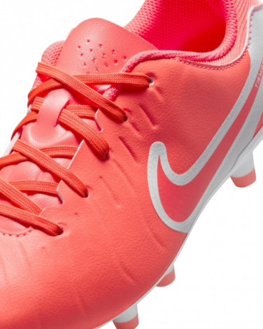 Бутси дитячі Nike JR TIEMPO LEGEND 10 ACADEMY FG/MG коралові DV4348-800