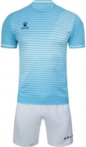 Комплект футбольної форми Kelme MALAGA блакитно-білий 3801169.9449