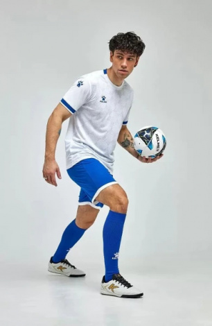Комплект футбольної форми Kelme біло-синій 8151ZB1001.9100