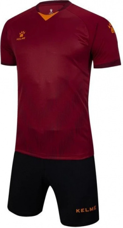Комплект футбольної форми Kelme MIRIDA бордово-помаранчевий 3801096.9684