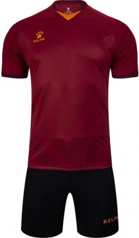 Комплект футбольної форми Kelme MIRIDA бордово-помаранчевий 3801096.9684