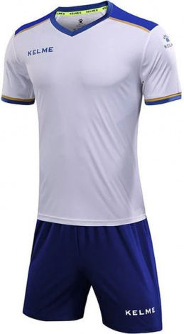 Комплект футбольної форми Kelme SEGOVIA біло-синій 3871001.9104