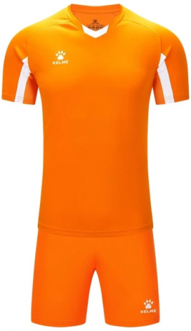 Комплект футбольної форми дитячий Kelme LEON оранжево-білий 7351ZB3130.9809