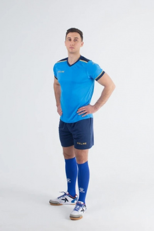 Комплект футбольной формы Kelme SEGOVIA голубо-темно-синий 3871001.9996