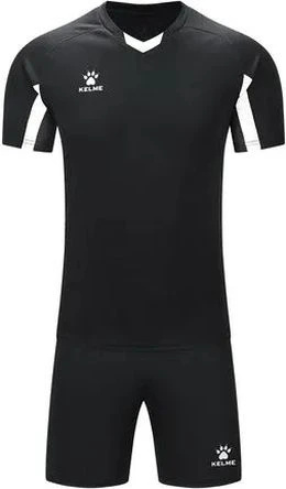 Комплект футбольної форми дитячий Kelme LEON чорно-білий 7351ZB3130.9003
