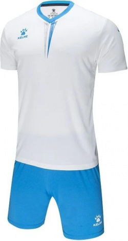 Футбольна форма дитяча Kelme VALENCIA біло-блакитна 3893047.9113