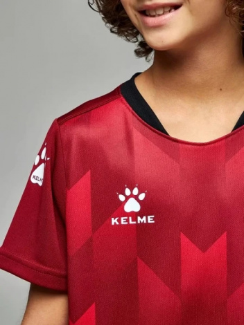Комплект футбольної форми дитячий Kelme BURGOS червоний 8251ZB3003.9603