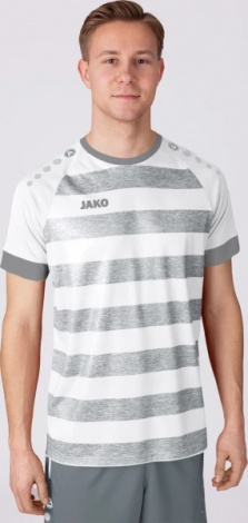 Футболка джерсі Jako CELTIC MELANGE S/S біло-сіра 4214-003