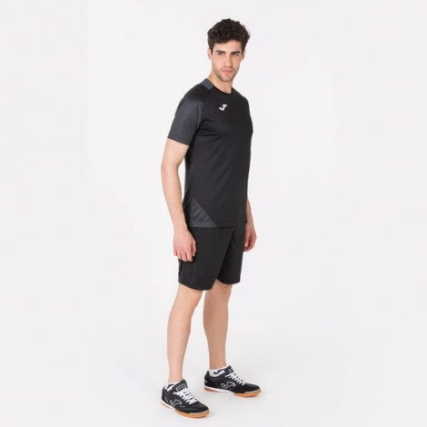 Футболка Joma ESSENTIAL II 101508.110 чорно-сіра