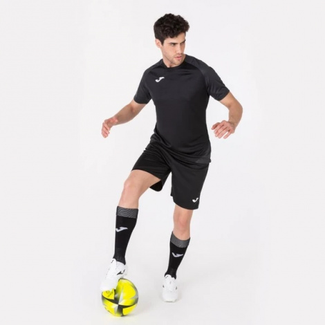 Футболка Joma ESSENTIAL II 101508.110 чорно-сіра