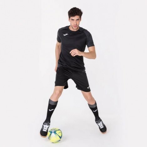 Футболка Joma ESSENTIAL II 101508.110 чорно-сіра