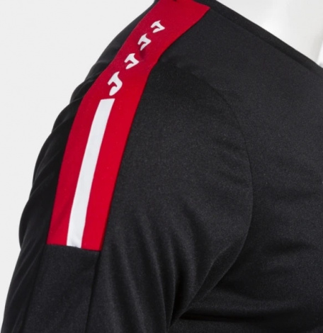 Футболка Joma Olimpiada Short Sleeve T-Shirt Black Red