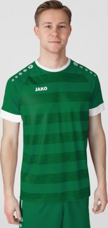 Футболка джерсі Jako CELTIC MELANGE S/S зелено-біла 4214-200