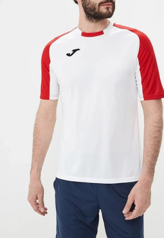 Футболка Joma ESSENTIAL 101105.206 біло-червона
