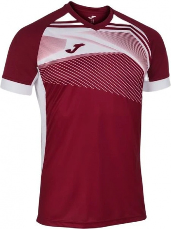Футболка Joma SUPERNOVA II бордово-белая