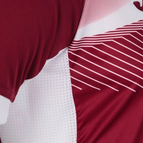 Футболка Joma SUPERNOVA II бордово-белая