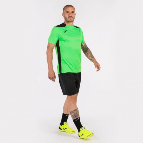 Футболка Joma CHAMPION VI салатово-чорна 101822.021