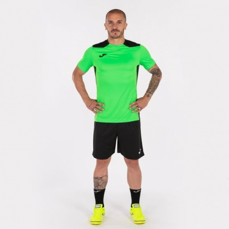Футболка Joma CHAMPION VI салатово-чорна 101822.021
