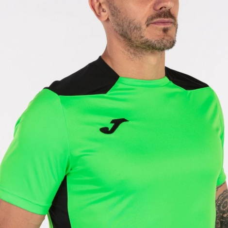 Футболка Joma CHAMPION VI салатово-чорна 101822.021