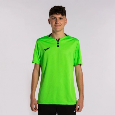 Футболка Joma Gold Iv Short Sleeve T-Shirt Fluor Green Black