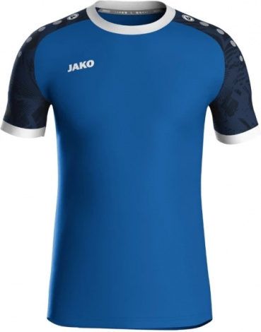 Футболка джерсі Jako ICONIC S/S синьо-біла 4224-414
