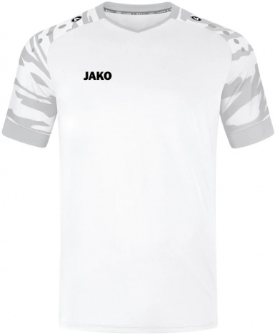Футболка джерсі Jako POWER S/S біло-сіра 4244-010