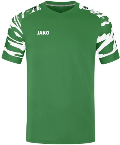 Футболка джерсі Jako POWER S/S зелено-біла 4244-202
